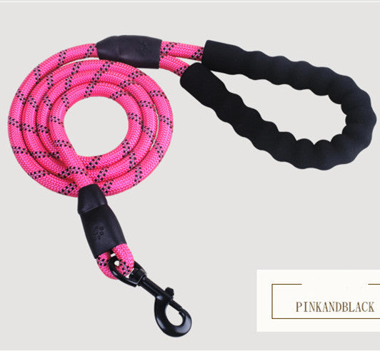 Stay Safe & Stylish with the Reflective Nylon Dog Leash! - Paws and Claws warehouse