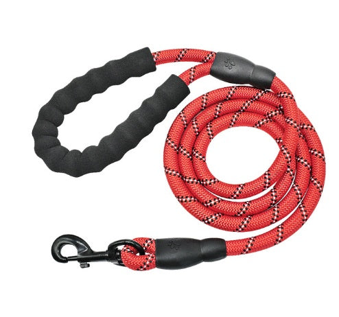 Stay Safe & Stylish with the Reflective Nylon Dog Leash! - Paws and Claws warehouse