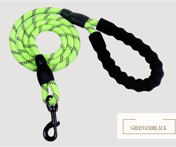 Stay Safe & Stylish with the Reflective Nylon Dog Leash! - Paws and Claws warehouse