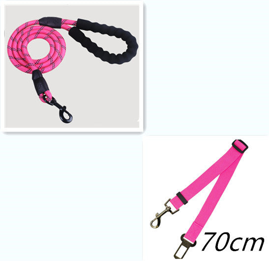 Stay Safe & Stylish with the Reflective Nylon Dog Leash! - Paws and Claws warehouse