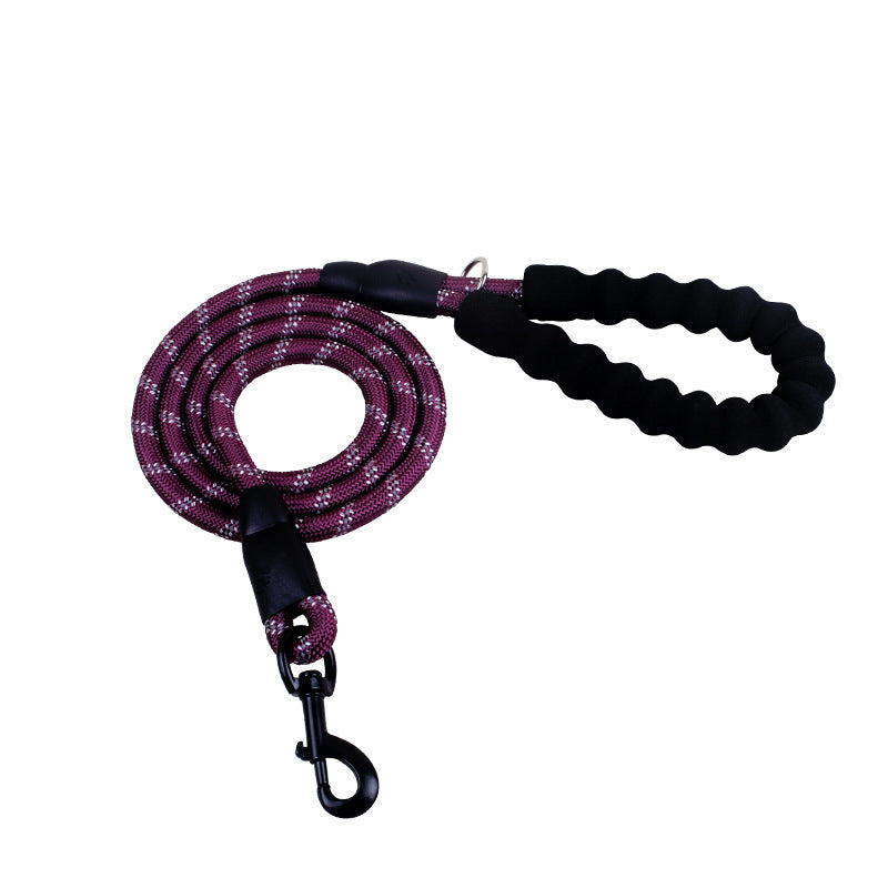 Stay Safe & Stylish with the Reflective Nylon Dog Leash! - Paws and Claws warehouse