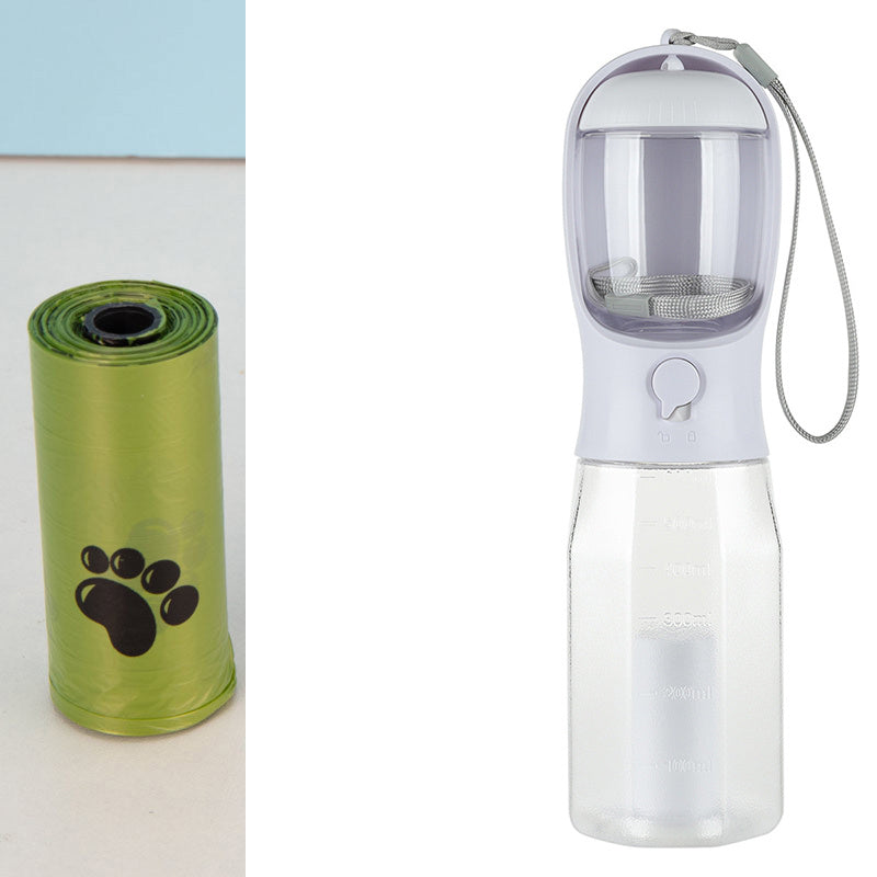 Ultimate 3-in-1 Pet Bottle: Hydrate, Feed & Clean Anywhere! - Paws and Claws warehouse