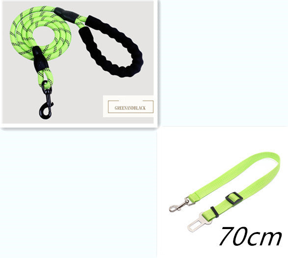 Stay Safe & Stylish with the Reflective Nylon Dog Leash! - Paws and Claws warehouse