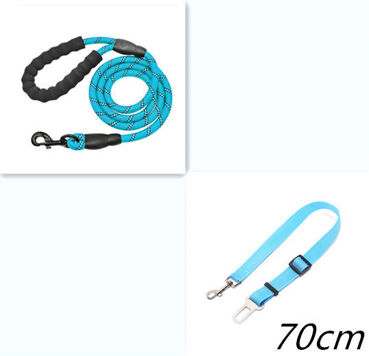 Stay Safe & Stylish with the Reflective Nylon Dog Leash! - Paws and Claws warehouse