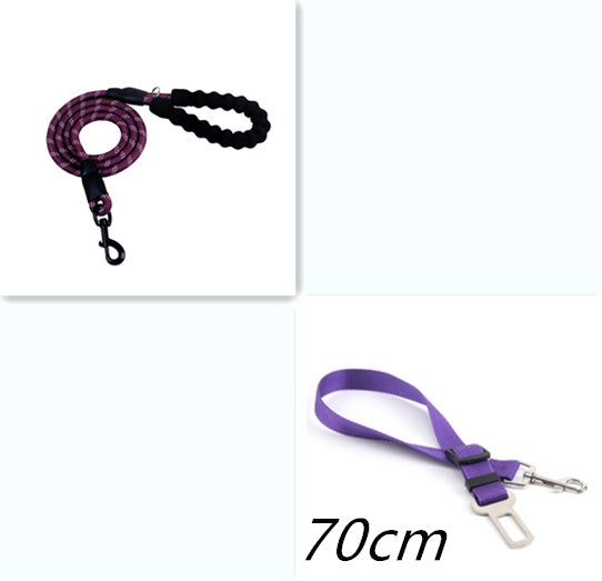 Stay Safe & Stylish with the Reflective Nylon Dog Leash! - Paws and Claws warehouse