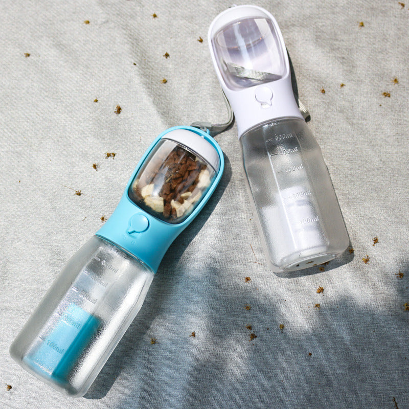 Ultimate 3-in-1 Pet Bottle: Hydrate, Feed & Clean Anywhere! - Paws and Claws warehouse