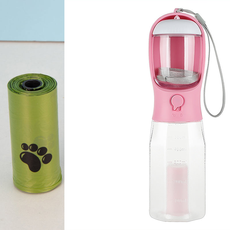 Ultimate 3-in-1 Pet Bottle: Hydrate, Feed & Clean Anywhere! - Paws and Claws warehouse