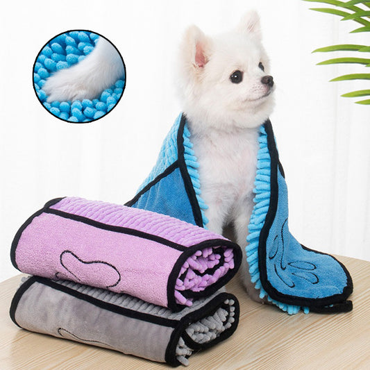 Super Absorbent Quick-Dry Pet Towel – Keep Your Pet Cozy! - Paws and Claws warehouse