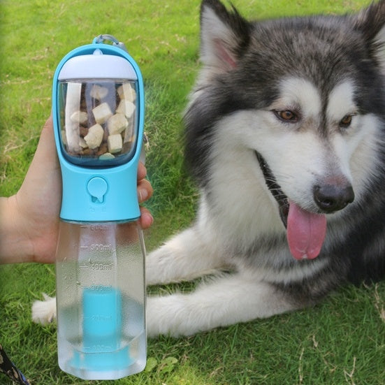 Ultimate 3-in-1 Pet Bottle: Hydrate, Feed & Clean Anywhere! - Paws and Claws warehouse